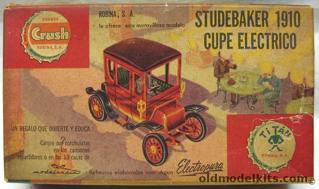 Orange Crush-Revell 1/32 1910 Studebaker Cupe Electro (Electric Coupe) plastic model kit